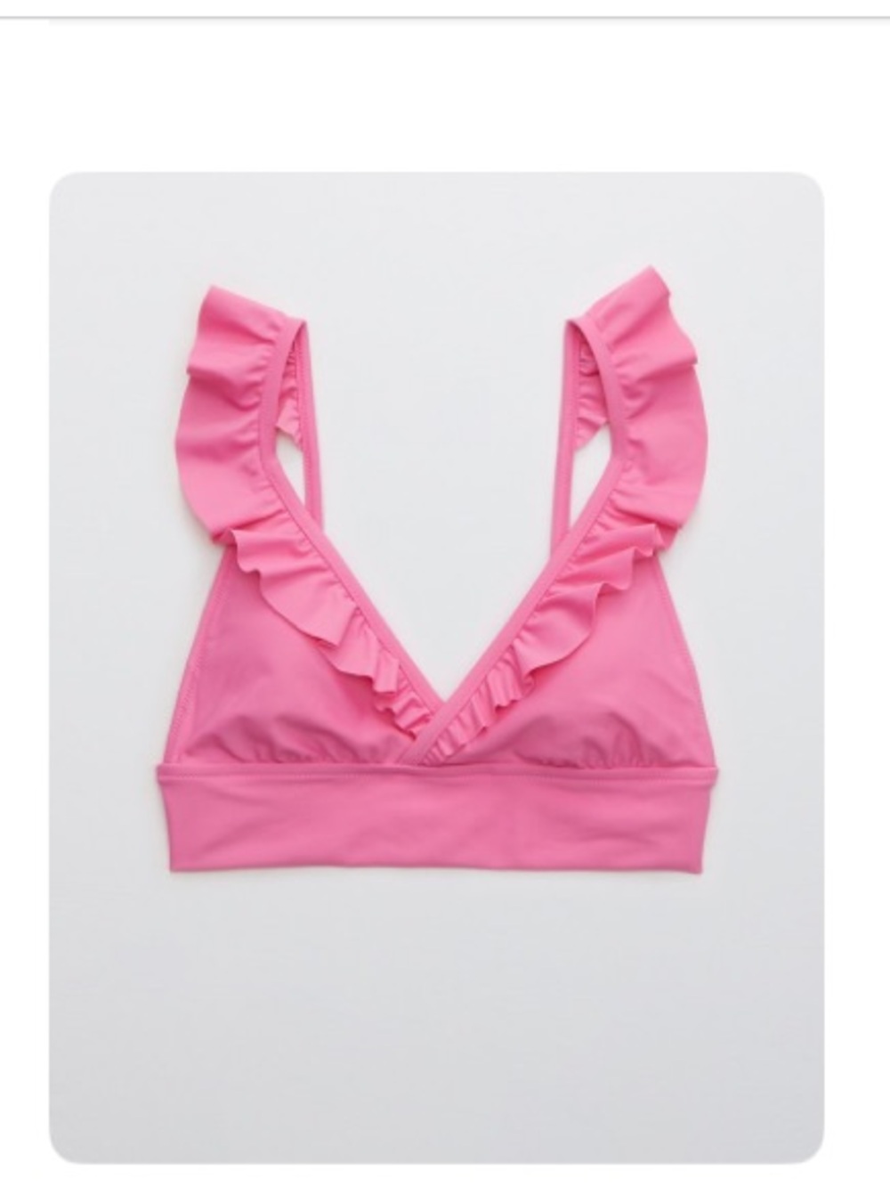 aerie Ruffle Bikini Top
